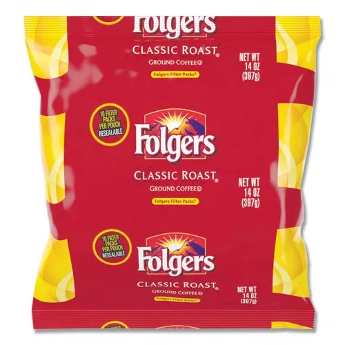 Coffee Filter Packs, Classic Roast, 1.4 Oz Pack, 40-carton